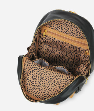 The Diaper Pack  - Black / Tan