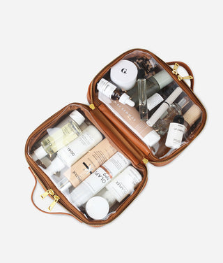 The Toiletry Case Large - Brown