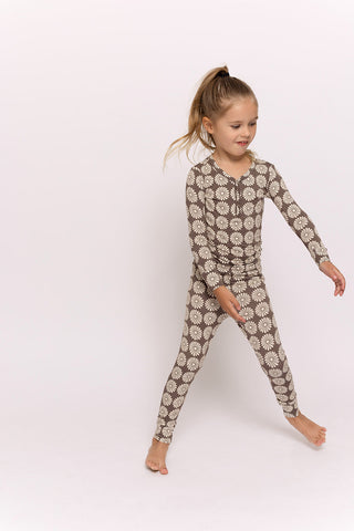 Bamboo Two Piece Pajamas | Retro Floral