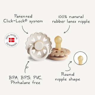 FRIGG Andersen Fairytale Natural Rubber Pacifier 2-Pack