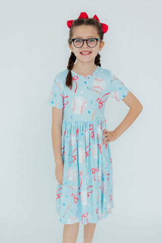 Grand Slam Glam S/S Pocket Twirl Dress