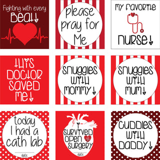 CHD Heart Warrior Plastic Moment Cards
