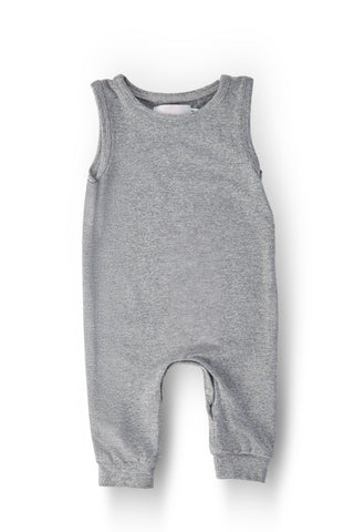 Heather Gray Tank One-Piece Jogger