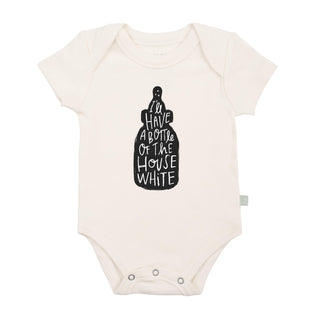 graphic bodysuit | house white