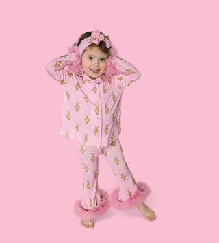 BLUSHIN' BUNNIES GIRL'S FLARE FEATHERED DREAM SET