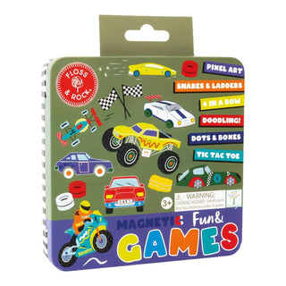 magnetic playtime tin -cars