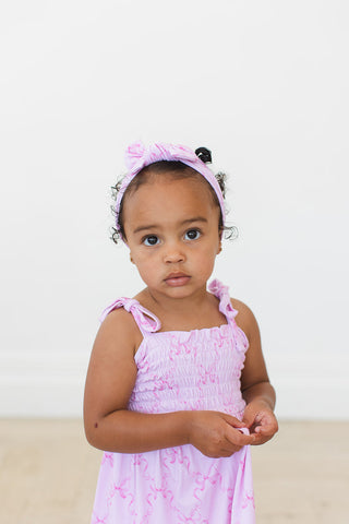 Emeryn - Smocked Diaper Dress Set
