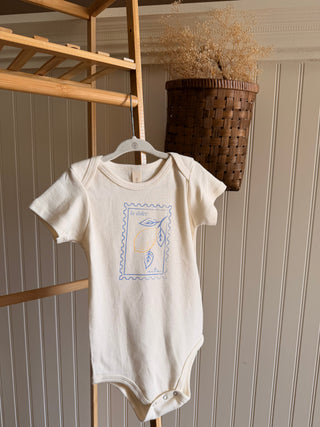 La Dolce Vita Stamp Organic Cotton Baby Bodysuit