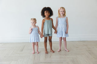 Eloise - Smocked Diaper Dress Set