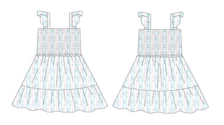 Lila - Smocked Dress