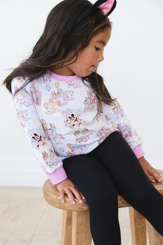Pastel Park (Cotton Candy) - Define Terry Sweatshirt