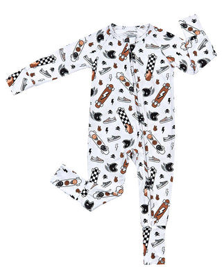 Bamboo Zip Romper | Sk8er