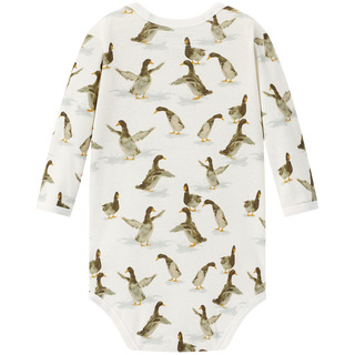 Duck Organic Cotton Long Sleeve One Piece