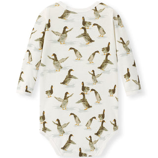 Duck Organic Cotton Long Sleeve One Piece
