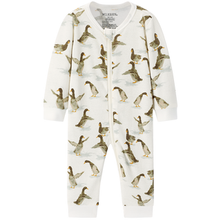 Duck Organic Cotton Zipper Pajama