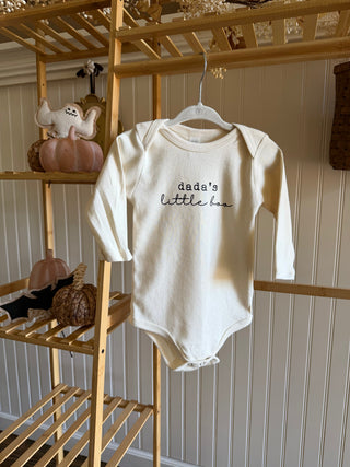 Dada's Little Boo Organic Bodysuit Long Sleeve