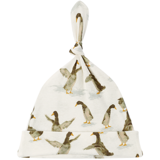 Duck Organic Cotton Knotted Beanie Hat