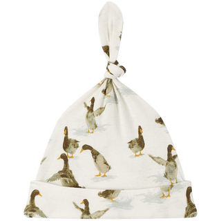 Duck Organic Cotton Knotted Beanie Hat