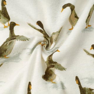Duck Organic Cotton Zipper Pajama