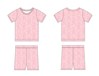 Pink Toile - Short Set