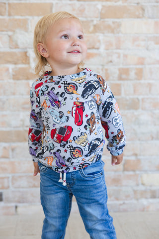 Pit Stop Party - Cloud Terry Sweatshirt