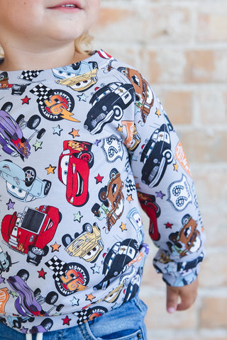 Pit Stop Party - Cloud Terry Sweatshirt