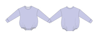 Wisteria Dream - Cloud Terry Bubble Sweatshirt