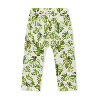 Island Leaf Cotton Stretch Jogger Pants