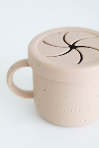 Sand Speckled Snack Cup