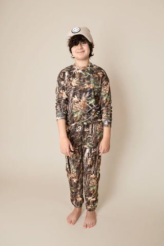 Cargo Jogger Set | Brown Camo