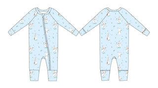 Blue Flurry (ribbed) - Zippy