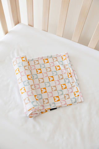 Checkerboard Charm - Lightweight Blanket