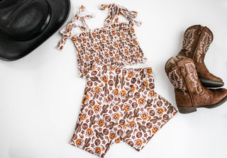 WESTERN DREAMZZZ DREAM SMOCKED FLARE SET