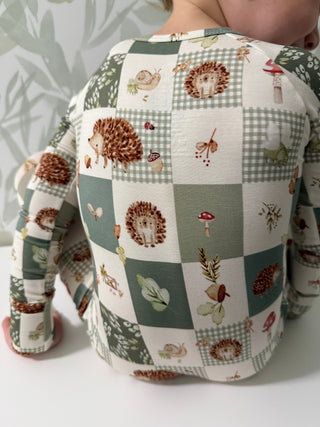 Harvest Hedgehogs Bamboo Zippy Pajamas