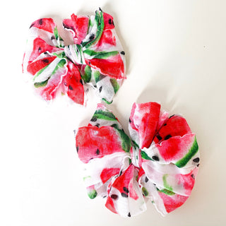 Ruffle Clip | Watermelon