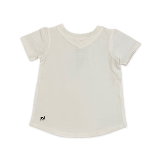 V-Neck Signature Tee | Pure White