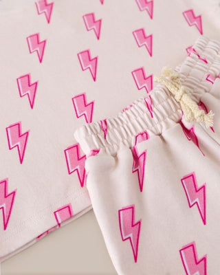 Shorts Set | Pink Bolts