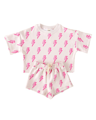 Shorts Set | Pink Bolts
