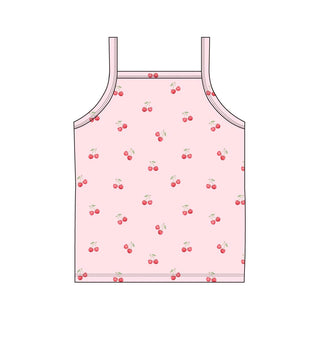Cherry (ribbed) - Bamboo Tank