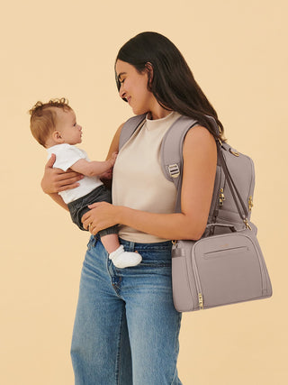 Insulated Bottle Bag - Taupe