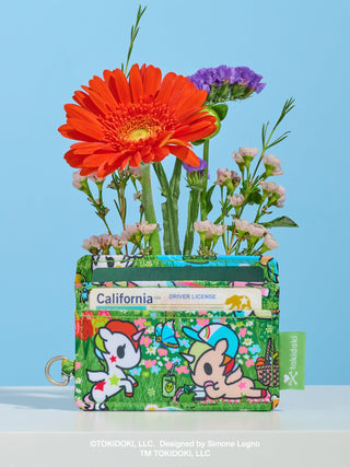 tokidoki Be Charged Card Case - Meadow Blooms