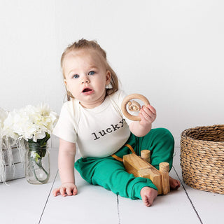 graphic bodysuit | lucky