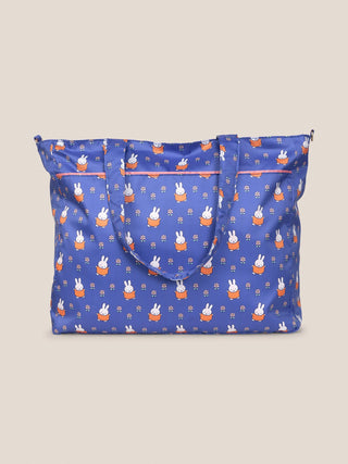 Miffy Flower Fields Super Be large Diaper Bag Duffel - Blue & Orange