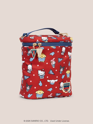 Hello Kitty® × JuJuBe Varsity Fuel Cell Insulated Bottle Bag – Red and Navy