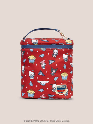 Hello Kitty® × JuJuBe Varsity Fuel Cell Insulated Bottle Bag – Red and Navy