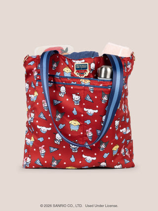 Hello Kitty® ×JuJuBe Varsity Be Light Diaper Bag Tote – Red and Navy