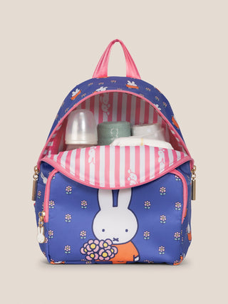 Miffy Flower Fields Everyday Mini Backpack - Blue & Orange