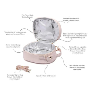 Classic Snack Bag | Pastel Pink
