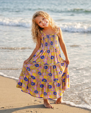 Leilani Lavender Floral Dress