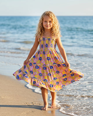 Leilani Lavender Floral Dress